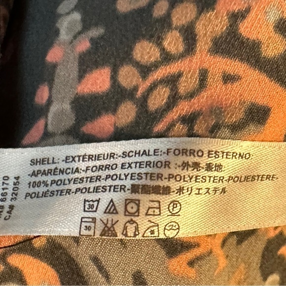 Free People Cropped Boho Flounce Ruffle Strapless Tube Top XS Black Coral Grey - Picture 13 of 14